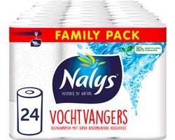 4x Nalys Keukenpapier in 80% Recycled Folie 6 stuks