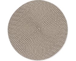 4x Ronde Placemats - Urban Copper - Koper - Decoratie - 38cm rond