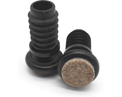 4x Viltglijders met Spijker voor Buisstoelen Ø 12.5-13 mm - Vloerbeschermers met Vilt voor Meubels