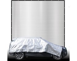 4x4 m Schaduwnet Auto - Aluminium Net Reflecterende Zonnezeil Thermozeil Zonnescherm Hond Camper