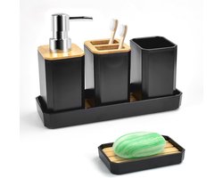 5-delige Badkamer Accessoires Set - Modern en Stijlvol