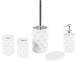 5-delige badkameraccessoireset TIRUA Keramiek Wit