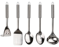 5-delige Keukenset Kookgerei Set RVS - Duurzaam en Stijlvol Keukengerei