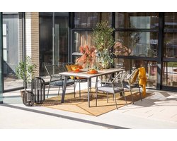 5-delige tuinset Dido tuinstoelen mosgroen - Vigo tafel