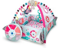 5-in-1 speelkleed met speelboog en speelballen - Roze