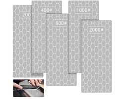 5 Stuks Diamant Slijpstenen Set 200/400/600/1000/2000 voor Keukengereedschap en Buitengebruik