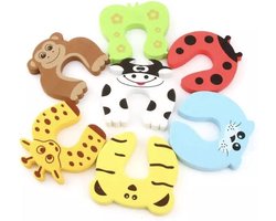 5 stuks dieren deurstop kinderen / baby deurstop / Kinder veiligheidsriem stop deur / tocht stop / Kinder speelgoed / Chili safety