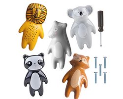 5 Stuks Dieren Kast Knoppen voor Keuken en Slaapkamer