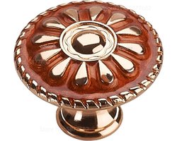 5 Stuks Vintage Meubelknop - Bruin Goud - 3*2 cm - Meubel Handgreep - Knop voor Kledingkast, Deur, Lade, Keukenkast