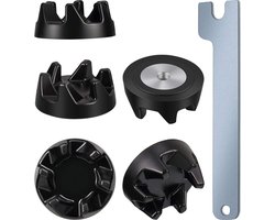 5-stuks - zwarte blenderkoppelingen - met sleutelvervanging geschikt voor KitchenAid Blender KSB5 KSB3 - geschikt voor WP9704230VP WP9704230 PS1174692