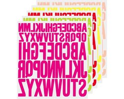 5 vellen hoofdletter stickers 3,5 cm 5 cm zelfklevende letters opplakbare letters waterdicht vinyl alfabet stickers kleverige letters voor scrapbooking ambachtelijke bord poster kaart venster