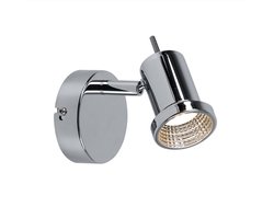 5 watt LED wandspot draaibare lamp chroom verlichting ACTION 450301010000