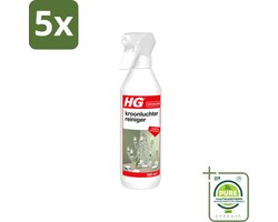 5 x HG - Kroonluchterreiniger - Streeploze Schoonmaak - 500 ml - Grootverpakking - Vaatwasstrips - Kroonluchter Reinigen - Koperen Reinigen - Messing Reinigen - Bronzen Reinigen - Vuil Verwijderen