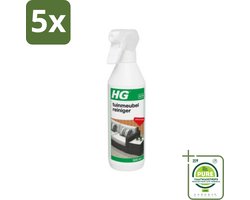 5 x HG Tuinmeubelreiniger 500 ml - Grootverpakking - Tuinmeubelreiniger - Schoonmaken Tuinmeubels - Hardnekkige Vervuiling - Tuinmeubels Schoonmaken - Tuinmeubels Reinigen