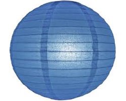 5 x Lampion donker blauw 45 cm