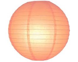 5 x Lampion licht oranje 25 cm