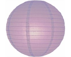 5 x Lampion licht paars 25 cm