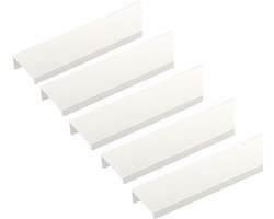 5 x Meubelgreep BLANKETT Jane Lengte 780 mm Wit Ral 9003 Greeplijst van SOTECH