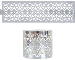 50 Papieren servetringen zilverkleurig met vouwsluiting - 50 stuks - Decoratie Bruiloft - Verjaardag - Tafeldecoratie - Luxe - Zilver - Silver