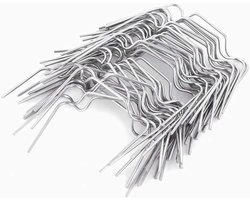 50 stuks bevestigingsclips voor kas glazen paneel | Roestvrij staal | W draad veer | Tuinkas accessoires