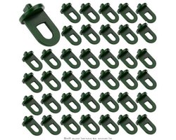 50 Stuks - Kas Haak Plastic - Kasklemmen - Plant Clips - Kas fixatie clips - Tuinhaken - Kas Accessoires - Kas bevestigingsclips - voor het ophangen van - Broeiklemmen - Outdoor Plant Haak Kas