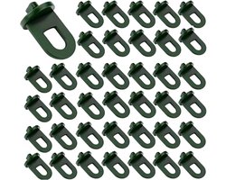 50 Stuks - Kas Haak Plastic - Kasklemmen - Plant Clips - Kas fixatie clips - Tuinhaken - Kas Accessoires - Kas bevestigingsclips - voor het ophangen van - Broeiklemmen - Outdoor Plant Haak Kas