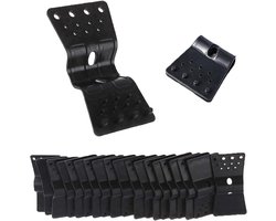 50 stuks schaduwdoekclips, plastic zonnescherm doek zware vergrendelingsgreep, zeildoek vlinder stoffen clips ronde winddichte luifel kas klem grip voor buiten tuin anti-vogelnettenten