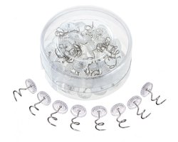 50 stuks - Transparante bedrokspelden - Lakenhouders - Hoeslakenhouders - Voor decoratie, dekbedovertrekken en bedrokken - Eenvoudig te gebruiken - Transparant