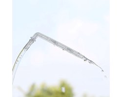 50 Stuks Transparante Bochtpijpen voor Drip Irrigatie, Ideaal voor Tuin en Plantenverzorging, Waterbesparende Tuinaccessoires