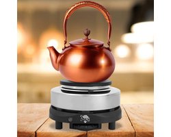 500W 220V Kleine Draagbare Verwarmingsplaten - Elektrische Countertop Pan - Instelbare Temperatuur - Elektrische Theepot voor Thee Koffie Keuken