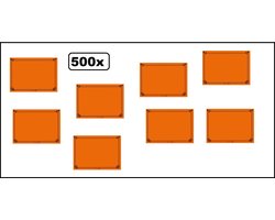 500x Placemats papier Designs oranje - Koningsdag WK place mate diner restaurant eten placemate