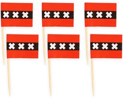 50x Cocktailprikkers Amsterdam - Hapjes Cocktail Tapas Zomer Terras