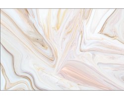 520cm X 318cm - Fotobehang - Smaakvol Marmer, Lichte kleuren op je muur, te koop in 11 maten, incl behanglijm