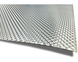 54 x 39 cm x 0.6 mm | EN 1050 Aluminium hitte- en geluidwerend schild