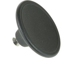 5.5cm Grote Handvat Deksel Knop compatibel met Le Creuset Ovenschotel Pot Schaal Saucepan (Zwart)