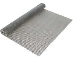 5Five Antislip mat - grijs - 50 x 150 cm - badmatten - onderlegger mat/kleed