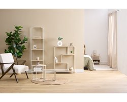 5Five Curvy Rekje 4 niveaus - 45x30x170cm - Beige