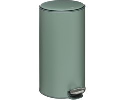 5Five Delta Afvalemmer - Soft close - Antigeur actief koolstoffilter - Uitneembare emmer - 30L - Metaal Groen