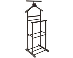5Five Kledingrek Dressboy XXL - Colbert/kleding hanger stellage - staand - hout - zwart - 47 x 35 x 103 cm - kledinghangers