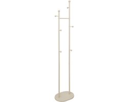5Five Liny Kapstok 6 Metalen Haken - 40x30x188cm - Beige
