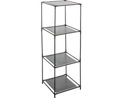 5Five Mandjes Opbergrek - 3-laags - metaal en kunststof - 34 x 98 cm - voor opbergmanden van 29 Liter