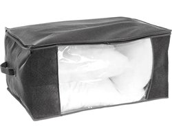 5Five Opberghoes/beschermhoes - dekbedden/kussens - grijs - 60 x 45 x 30 cm - dekbedhoes