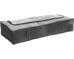 5Five Opberghoes/beschermhoes dekens en kussens - grijs - 100 x 45 x 20 cm