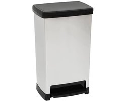 5Five Pedaal Afvalemmer - Soft close - 50L - Grijs