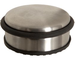 5Five Ronde deurstopper - 10 x 4,5 cm - van metaal - Deurstop gewicht - 930 gr