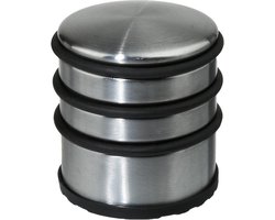 5Five Ronde deurstopper - 7 x 7,5 cm - van metaal - Deurstop gewicht - binnen en buiten deuren