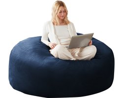 5FT zitzak, zitzak, bank voor volwassenen, zachte en comfortabele leesstoel, geschikt voor slaapkamers, balkons en andere plaatsen