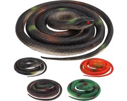 5Pcs Rubber Hoses - 120cm Fake Hose - 75cm Plastic Hoses - Realistic Snakes - Multicolor Fake Snake voor Tuin Accessoires - Vogels Afschrikken - Grappige Decoratie