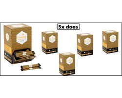 5x Honingsticks dispenser box 8 gram - 100 stuks per box - thee munt diner drinken honing carnaval festival evenement thema feest restaurant