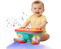 6-12 maanden baby Ocean Projector Light Up Musical Toys voor 12-18 maanden kruipen leren hand klap drum Mummy Time 1 2 jaar baby jongen meisje cadeau